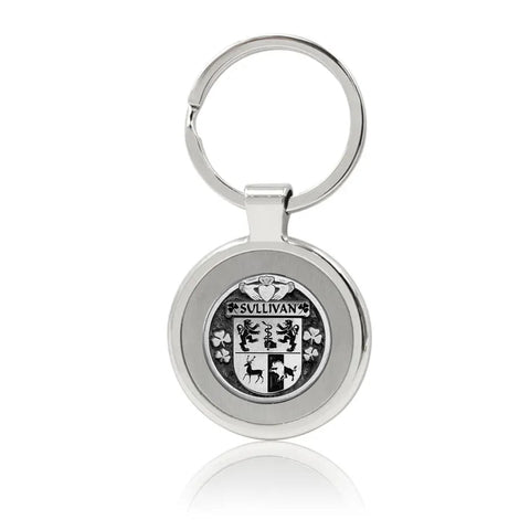 Sullivan Irish Stainless Steel Key Ring