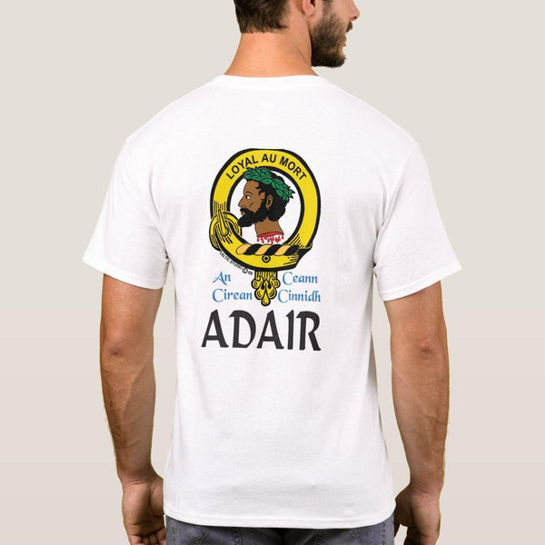 Adair Scottish Clan Crest Full T-Shirt, Family Crest Shirt