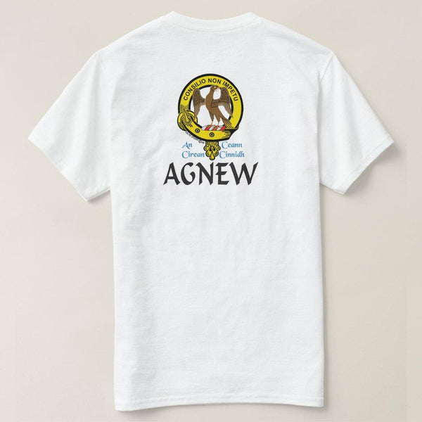 Agnew Scottish Clan Crest Full T-Shirt, Family Crest Shirt