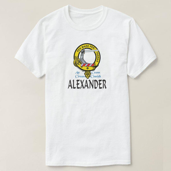 Alexander Scottish Clan Crest Full T-Shirt, Family Crest Shirt