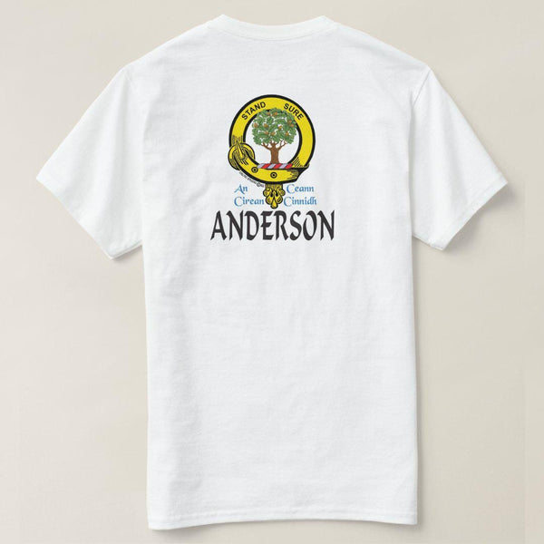 Anderson Scottish Clan Crest Full T-Shirt, Family Crest Shirt