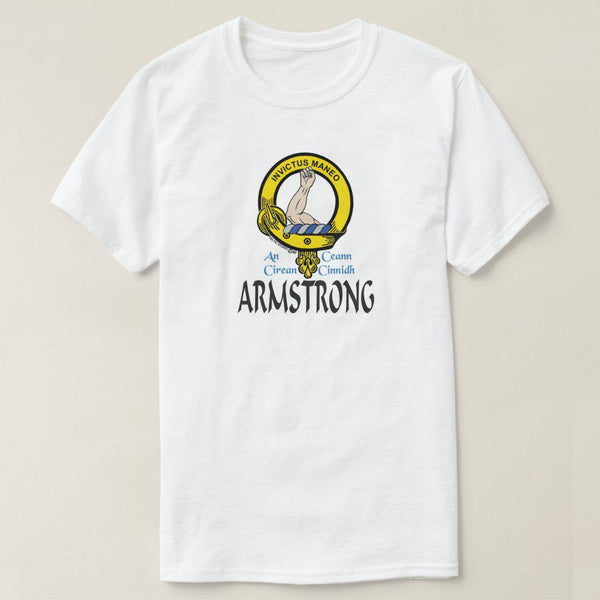 Armstrong Scottish Clan Crest Full T-Shirt, Family Crest Shirt