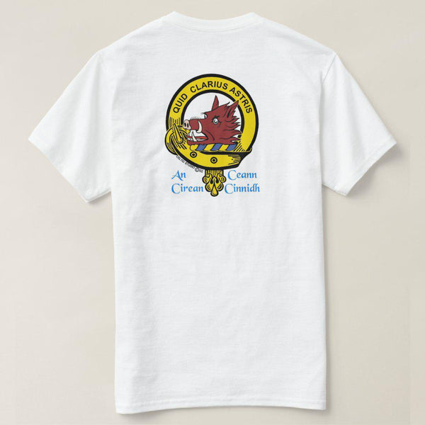 Baillie Scottish Clan Crest Full T-Shirt, Family Crest Shirt