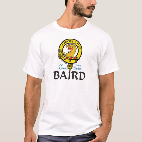 Baird Scottish Clan Crest Full T-Shirt, Family Crest Shirt