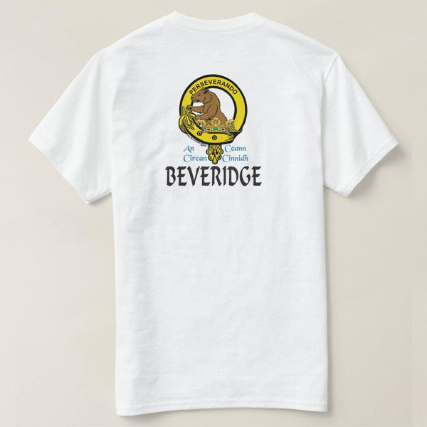 Beveridge Scottish Clan Crest Full T-Shirt, Family Crest Shirt