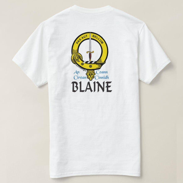 Blaine Scottish Clan Crest Full T-Shirt, Family Crest Shirt