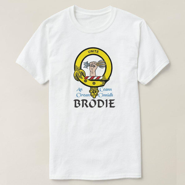 Brodie Scottish Clan Crest Full T-Shirt, Family Crest Shirt