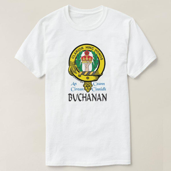 Buchanan Scottish Clan Crest Full T-Shirt, Family Crest Shirt