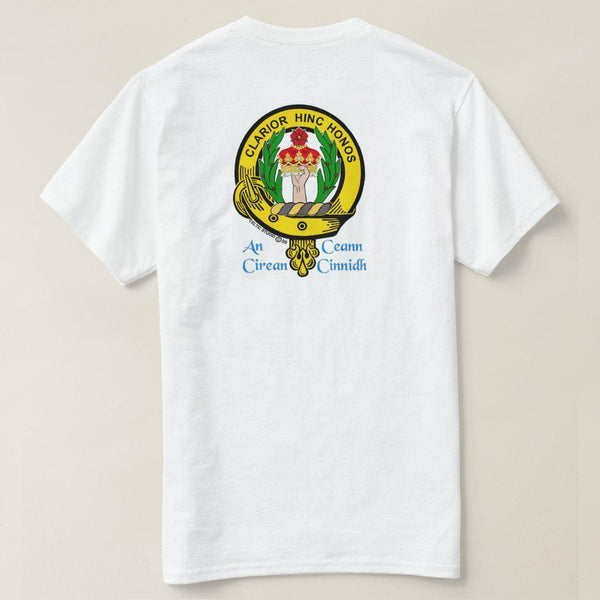 Buchanan Scottish Clan Crest Full T-Shirt, Family Crest Shirt