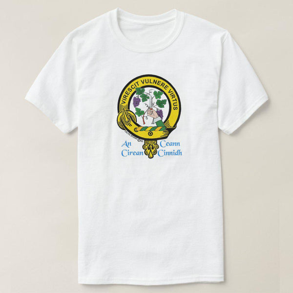 Burnett Scottish Clan Crest Full T-Shirt, Family Crest Shirt