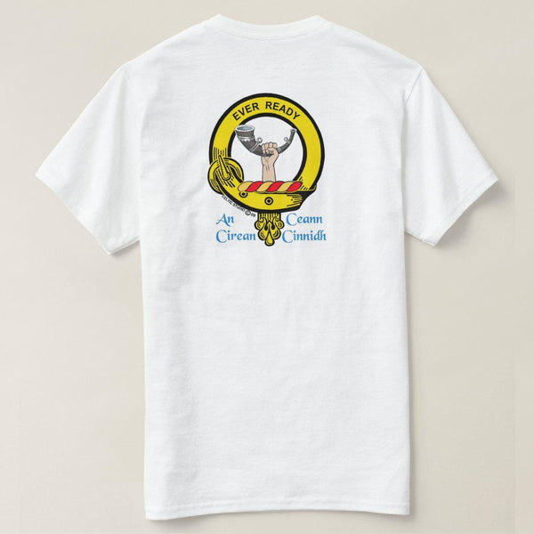 Burns Scottish Clan Crest Full T-Shirt, Family Crest Shirt