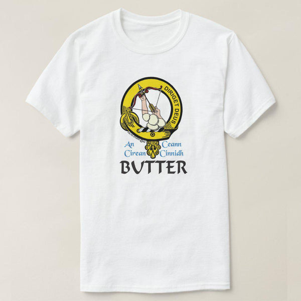 Butter Scottish Clan Crest Full T-Shirt, Family Crest Shirt