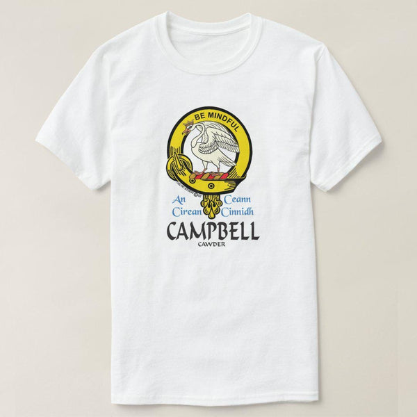 Campbell Cawder Scottish Clan Crest Full T-Shirt, Family Crest Shirt