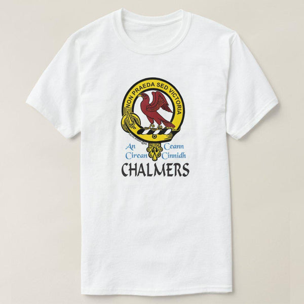 Chalmers Scottish Clan Crest Full T-Shirt, Family Crest Shirt