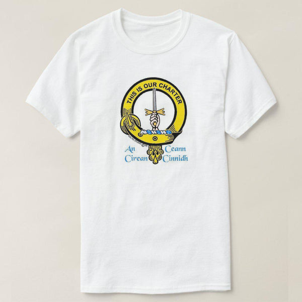 Charteris Scottish Clan Crest Full T-Shirt, Family Crest Shirt