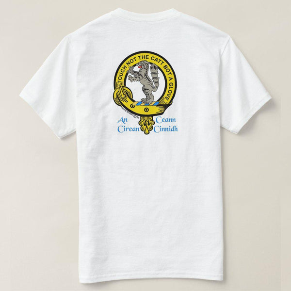 Chattan Scottish Clan Crest Full T-Shirt, Family Crest Shirt