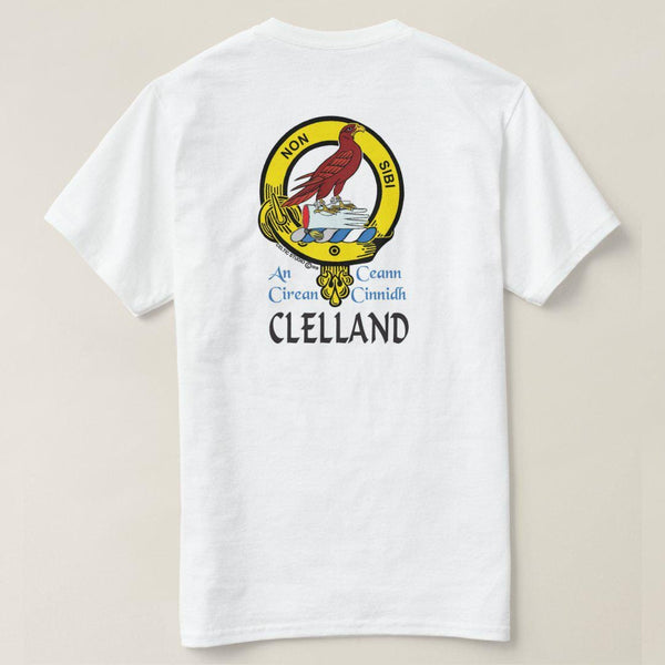 Clelland Scottish Clan Crest Full T-Shirt, Family Crest Shirt