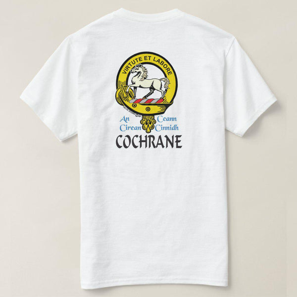 Cochrane Scottish Clan Crest Full T-Shirt, Family Crest Shirt