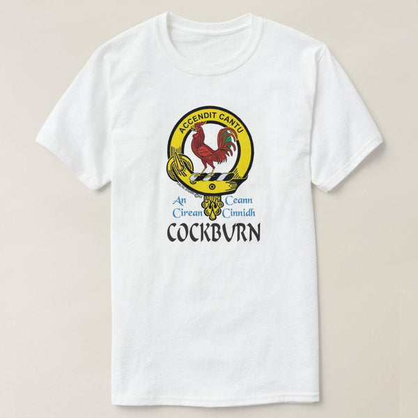 Cockburn Scottish Clan Crest Full T-Shirt, Family Crest Shirt