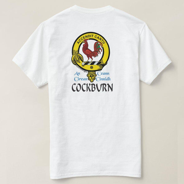 Cockburn Scottish Clan Crest Full T-Shirt, Family Crest Shirt