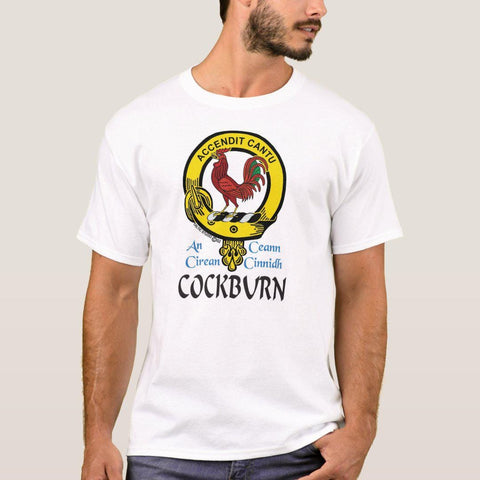 Cockburn Scottish Clan Crest Full T-Shirt, Family Crest Shirt