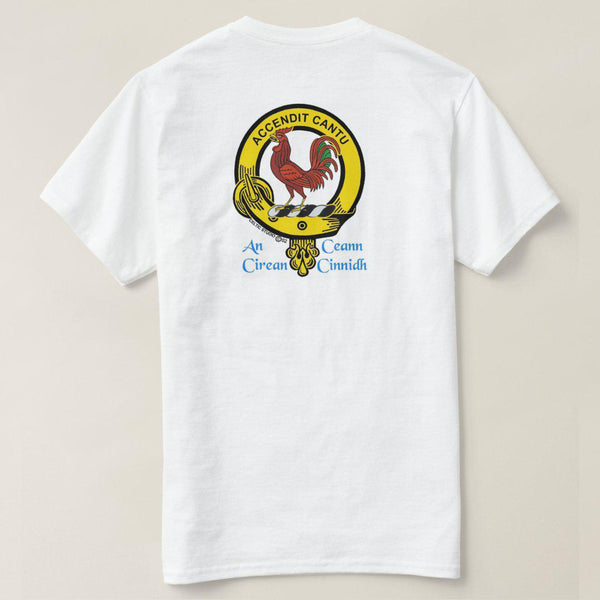 Cockburn Scottish Clan Crest Full T-Shirt, Family Crest Shirt