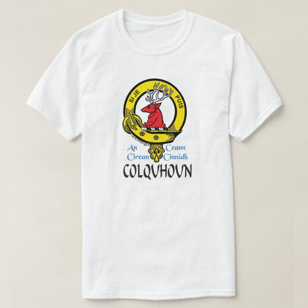 Colquhoun Scottish Clan Crest Full T-Shirt, Family Crest Shirt