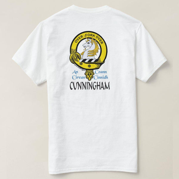Cunningham Scottish Clan Crest Full T-Shirt, Family Crest Shirt
