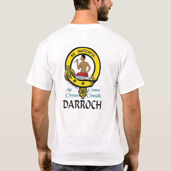 Darroch Scottish Clan Crest Full T-Shirt, Family Crest Shirt