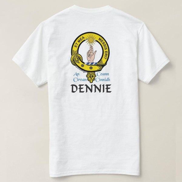 Dennie Scottish Clan Crest Full T-Shirt, Family Crest Shirt