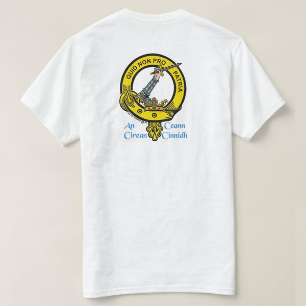 Dewar Scottish Clan Crest Full T-Shirt, Family Crest Shirt