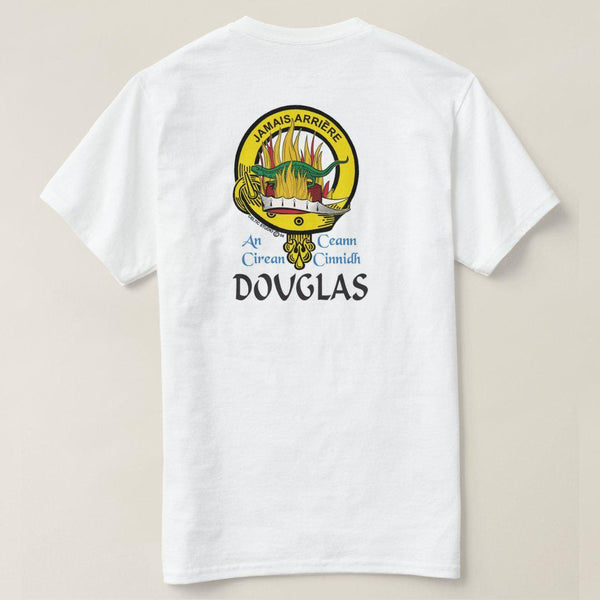 Douglas Scottish Clan Crest Full T-Shirt, Family Crest Shirt