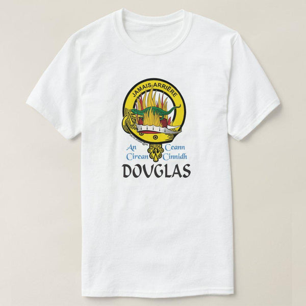 Douglas Scottish Clan Crest Full T-Shirt, Family Crest Shirt