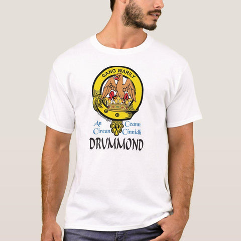 Drummond Scottish Clan Crest Full T-Shirt, Family Crest Shirt