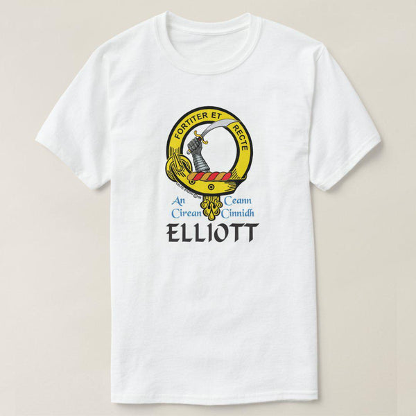 Elliott Scottish Clan Crest Full T-Shirt, Family Crest Shirt