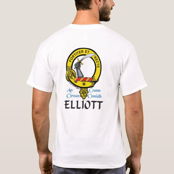 Elliott Scottish Clan Crest Full T-Shirt, Family Crest Shirt