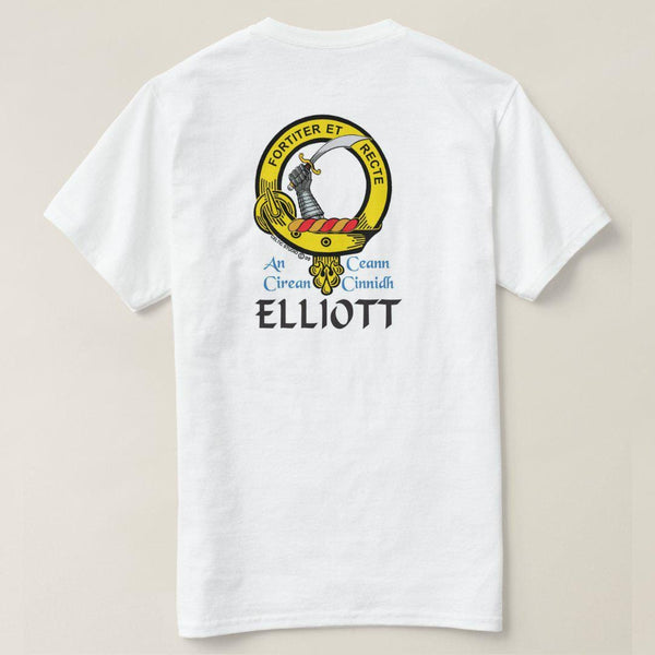 Elliott Scottish Clan Crest Full T-Shirt, Family Crest Shirt