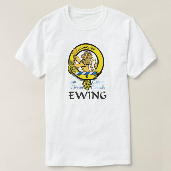 Ewing Scottish Clan Crest Full T-Shirt, Family Crest Shirt