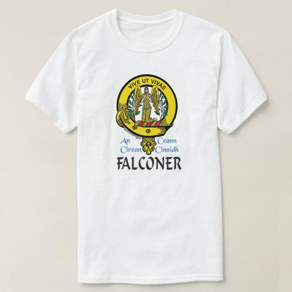 Falconer Scottish Clan Crest Full T-Shirt, Family Crest Shirt