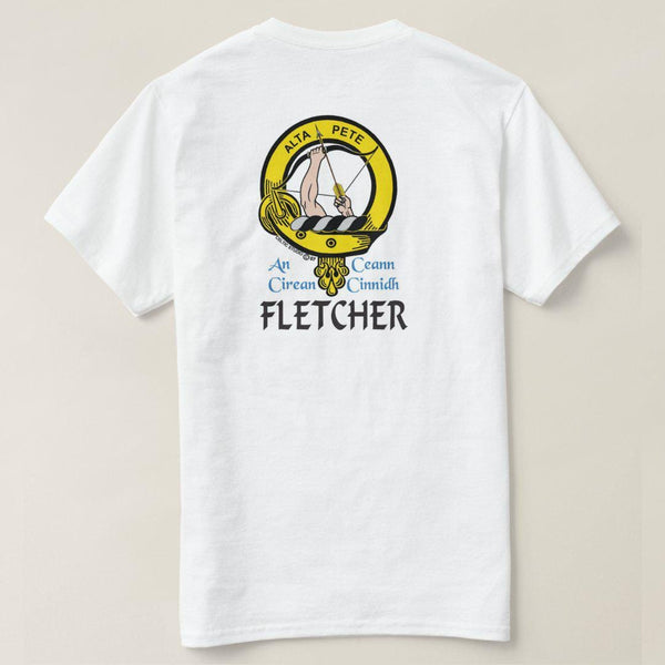 Fletcher Scottish Clan Crest Full T-Shirt, Family Crest Shirt
