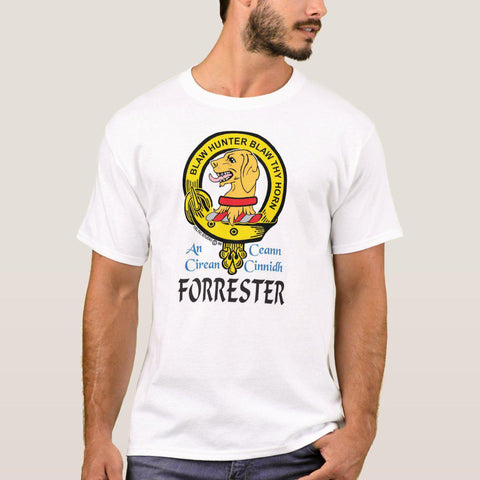 Forrester Scottish Clan Crest Full T-Shirt, Family Crest Shirt