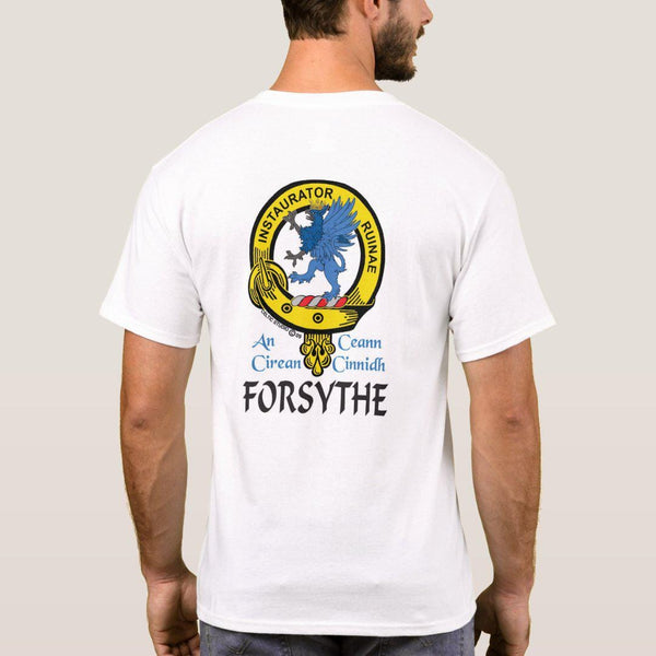 Forsythe Scottish Clan Crest Full T-Shirt, Family Crest Shirt