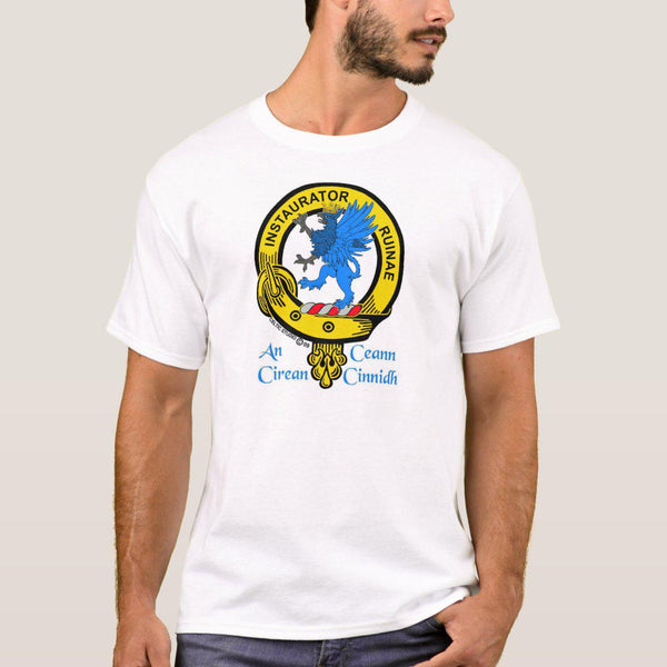 Forsythe Scottish Clan Crest Full T-Shirt, Family Crest Shirt