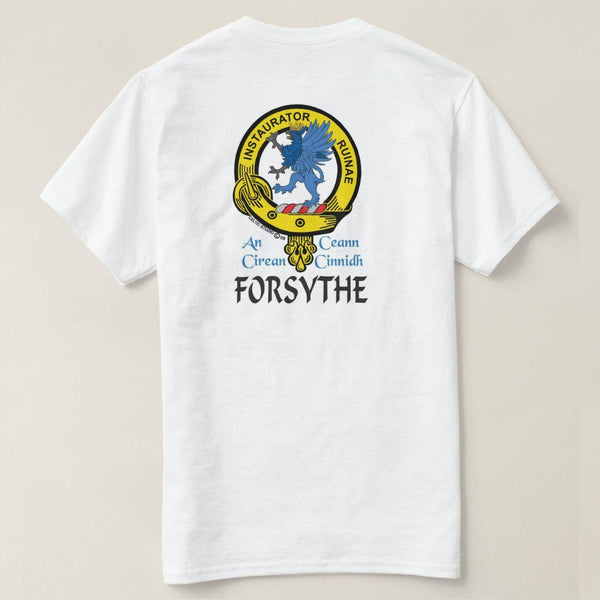 Forsythe Scottish Clan Crest Full T-Shirt, Family Crest Shirt
