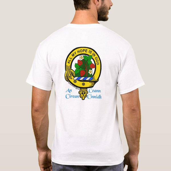 Fraser Saltoun Scottish Clan Crest Full T-Shirt, Family Crest Shirt