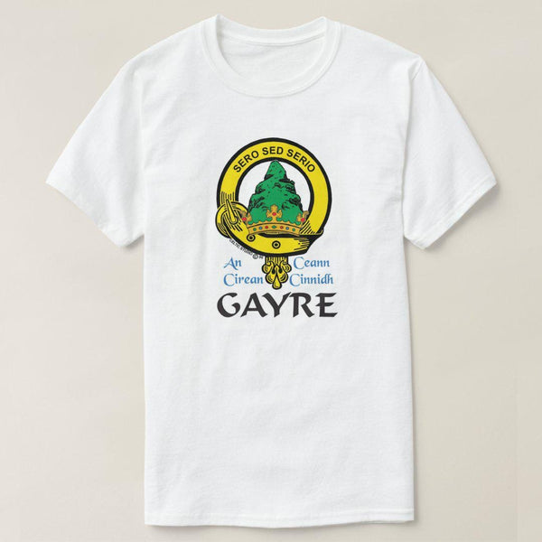 Gayre Scottish Clan Crest Full T-Shirt, Family Crest Shirt