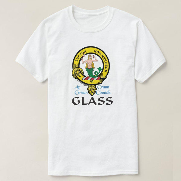 Glass Scottish Clan Crest Full T-Shirt, Family Crest Shirt