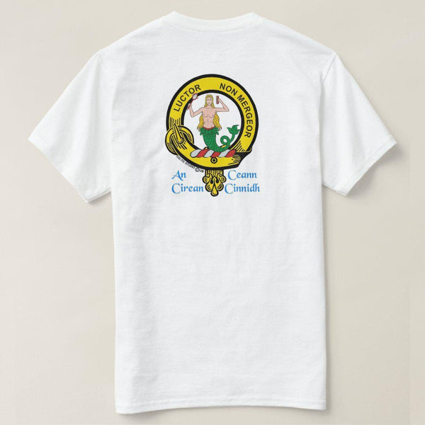 Glass Scottish Clan Crest Full T-Shirt, Family Crest Shirt