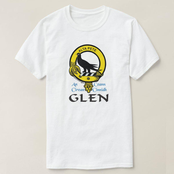 Glen Scottish Clan Crest Full T-Shirt, Family Crest Shirt