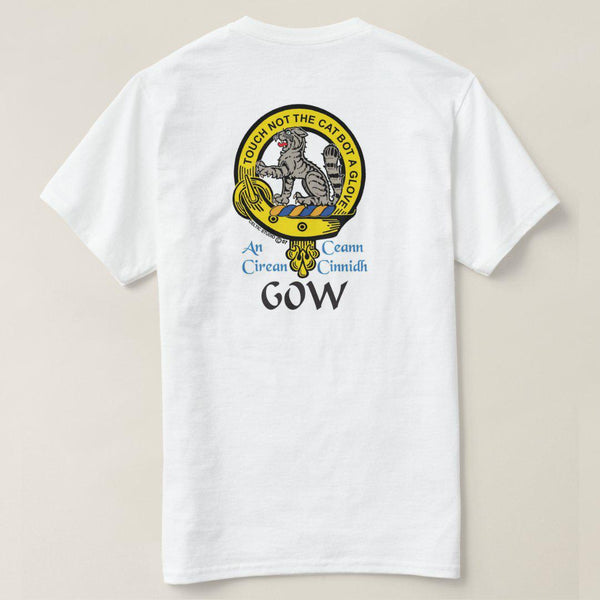 Gow Scottish Clan Crest Full T-Shirt, Family Crest Shirt